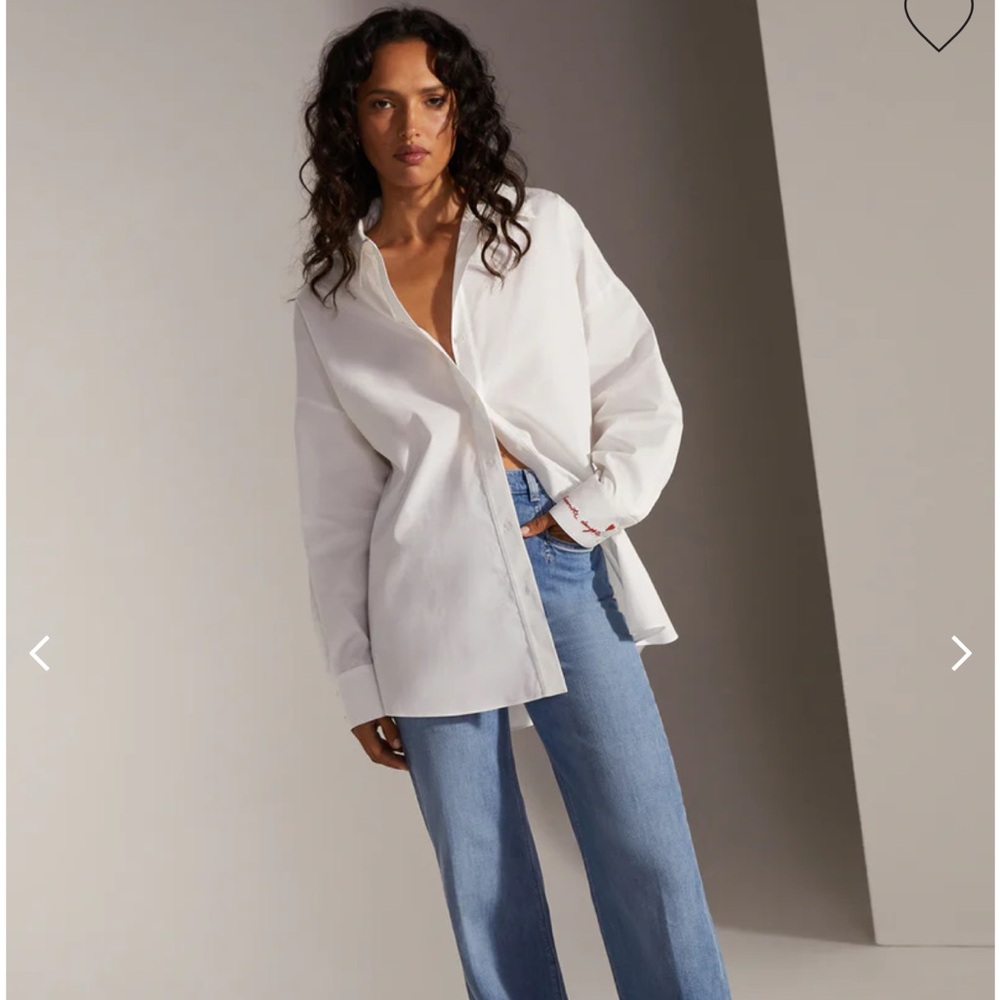 NEW FAVORITE DAUGHTER the Valentine ex boyfriend shirt in white